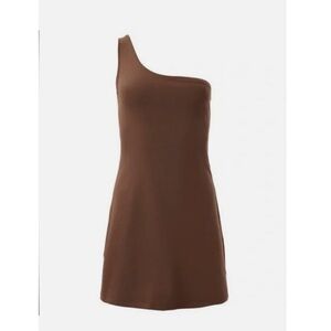 Girlfriend Collective Bianca One-Shoulder Dress